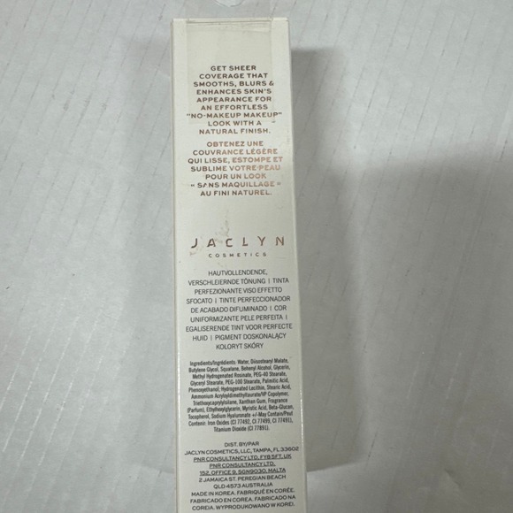 JACLYN COSMETICS Skin Perfecting Blurring Tint Smooths DEEP 1 Oz NIB - Picture 3 of 3